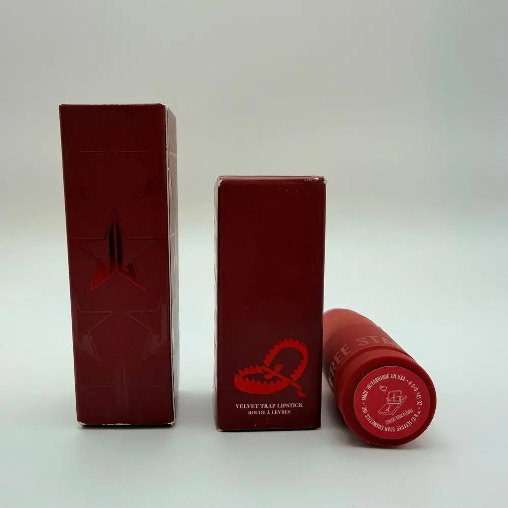 Jeffree Star Mouse Trap Velvet Trap Lipstick Gray Mauve 0.141 oz NIB